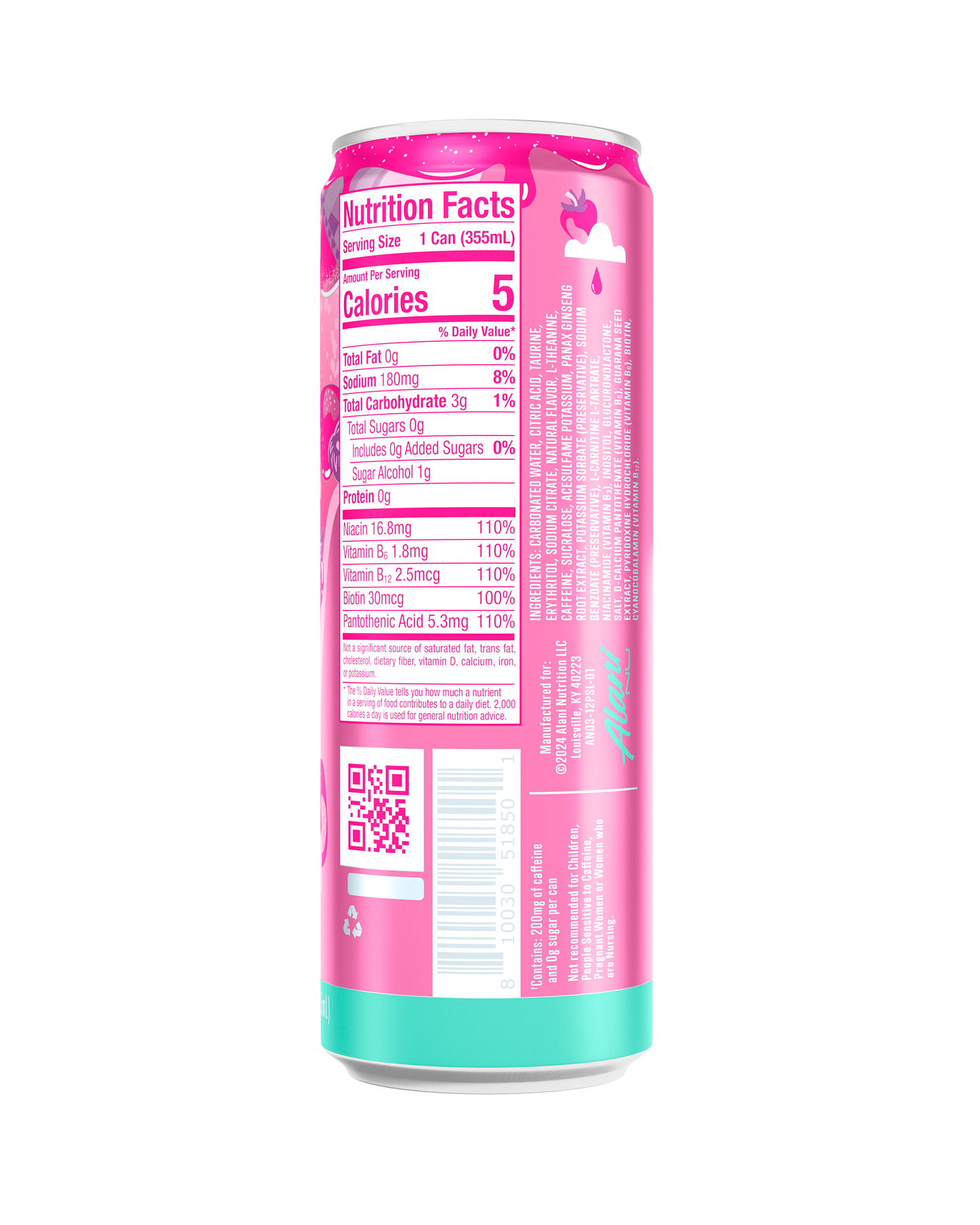 Alani Nu Pink Slush Energy Drink — 12 Pack
