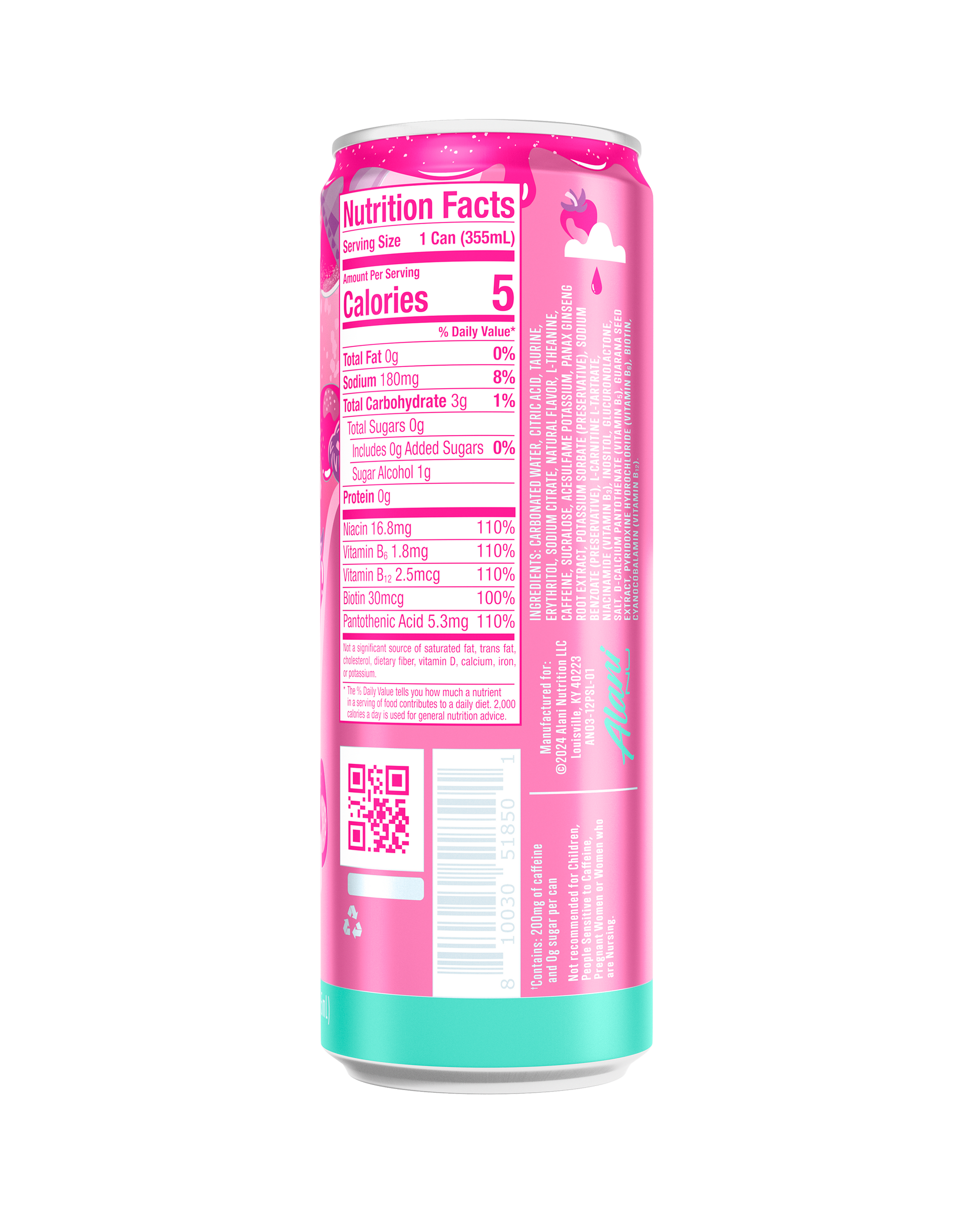 Alani Nu Pink Slush Energy Drink — 12 Pack