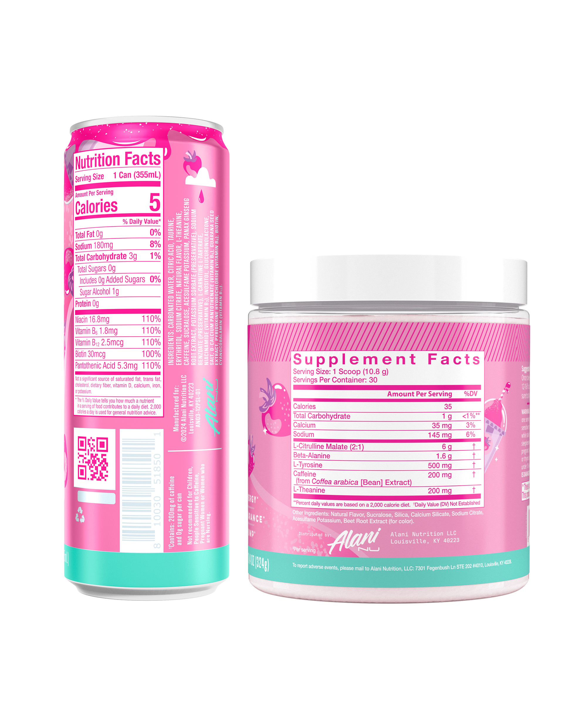 Alani Nu Pink Slush Energy & Pre-Workout Bundle