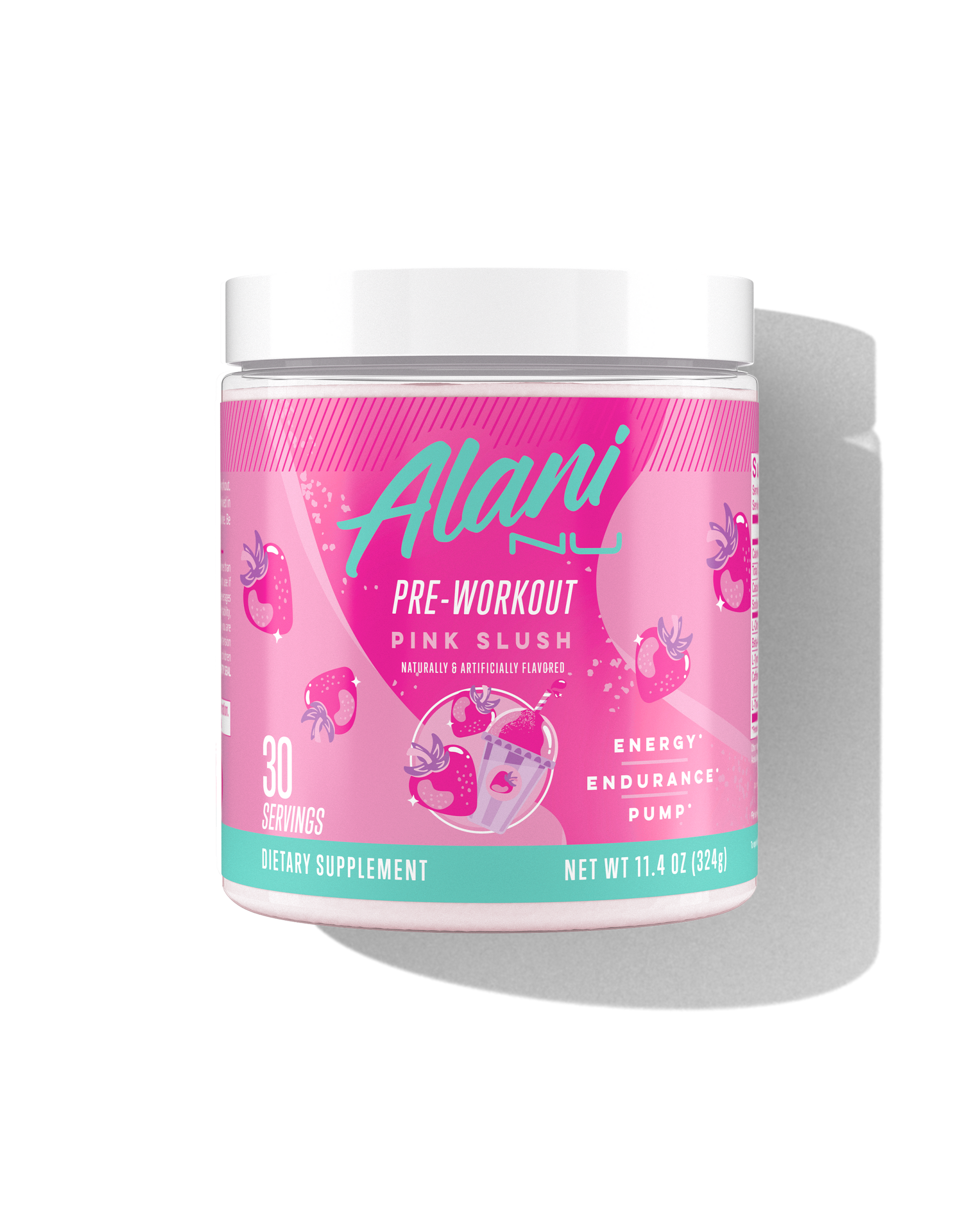 Alani Nu Pink Slush Pre-Workout Powder — 30 Servings