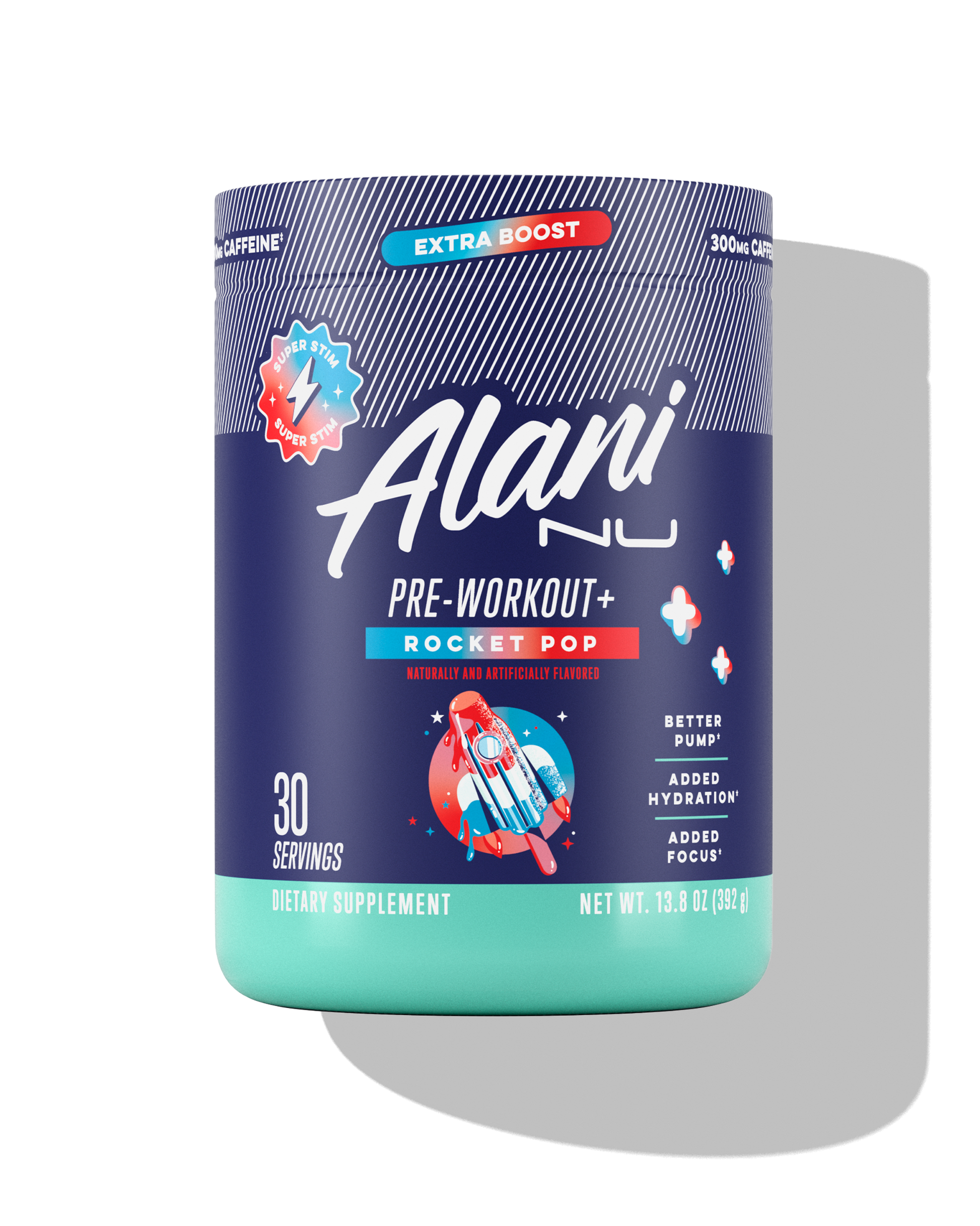 Alani Nu Rocket Pop Pre-Workout+ — 30 Servings