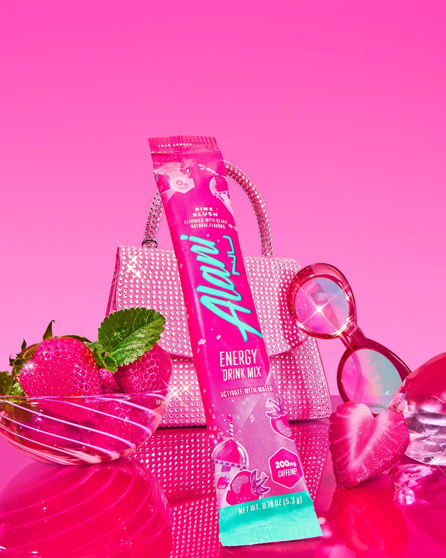 Alani Nu Pink Slush Energy Sticks — 10 Pack