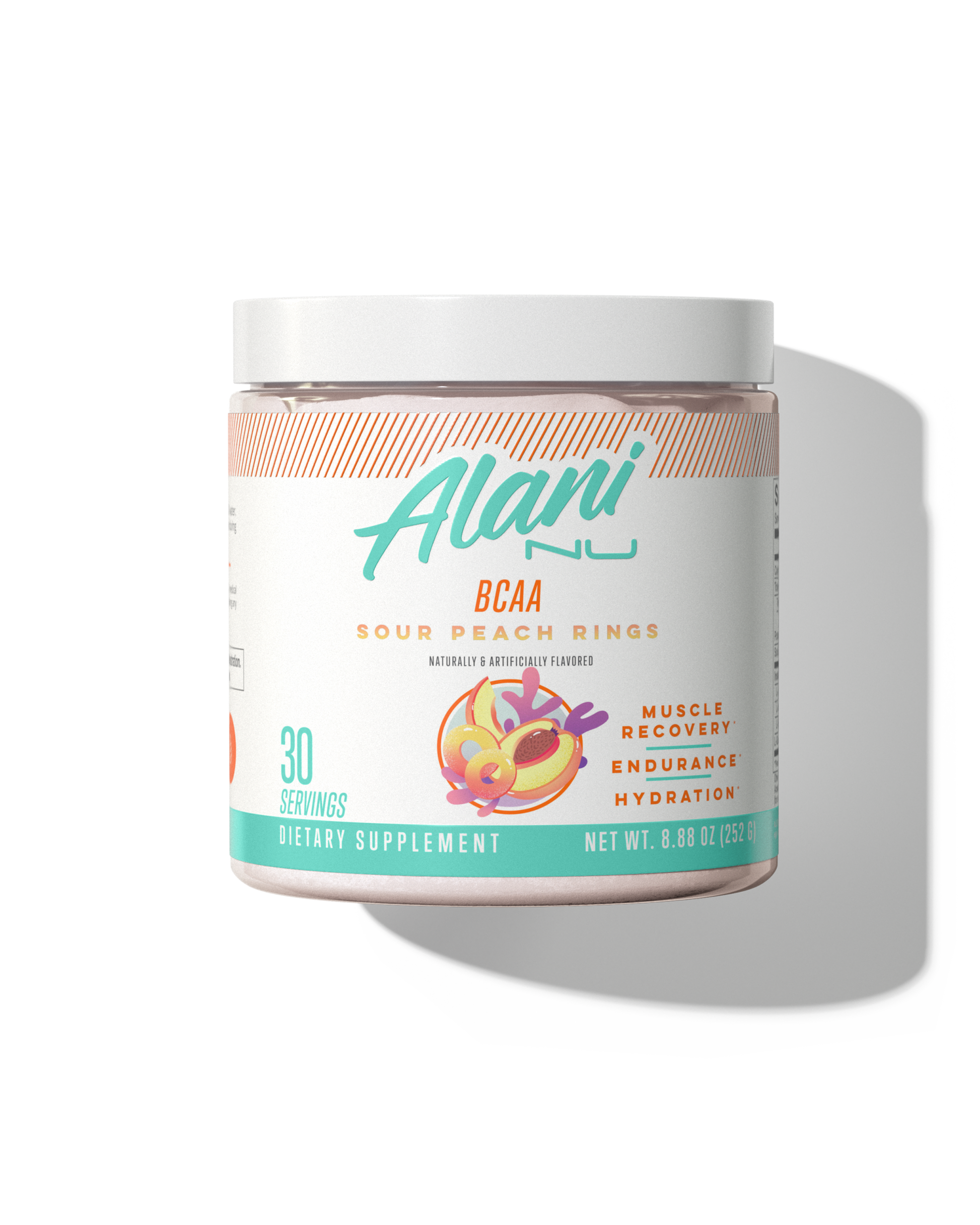Alani Nu Sour Peach Rings BCAA — 30 Servings