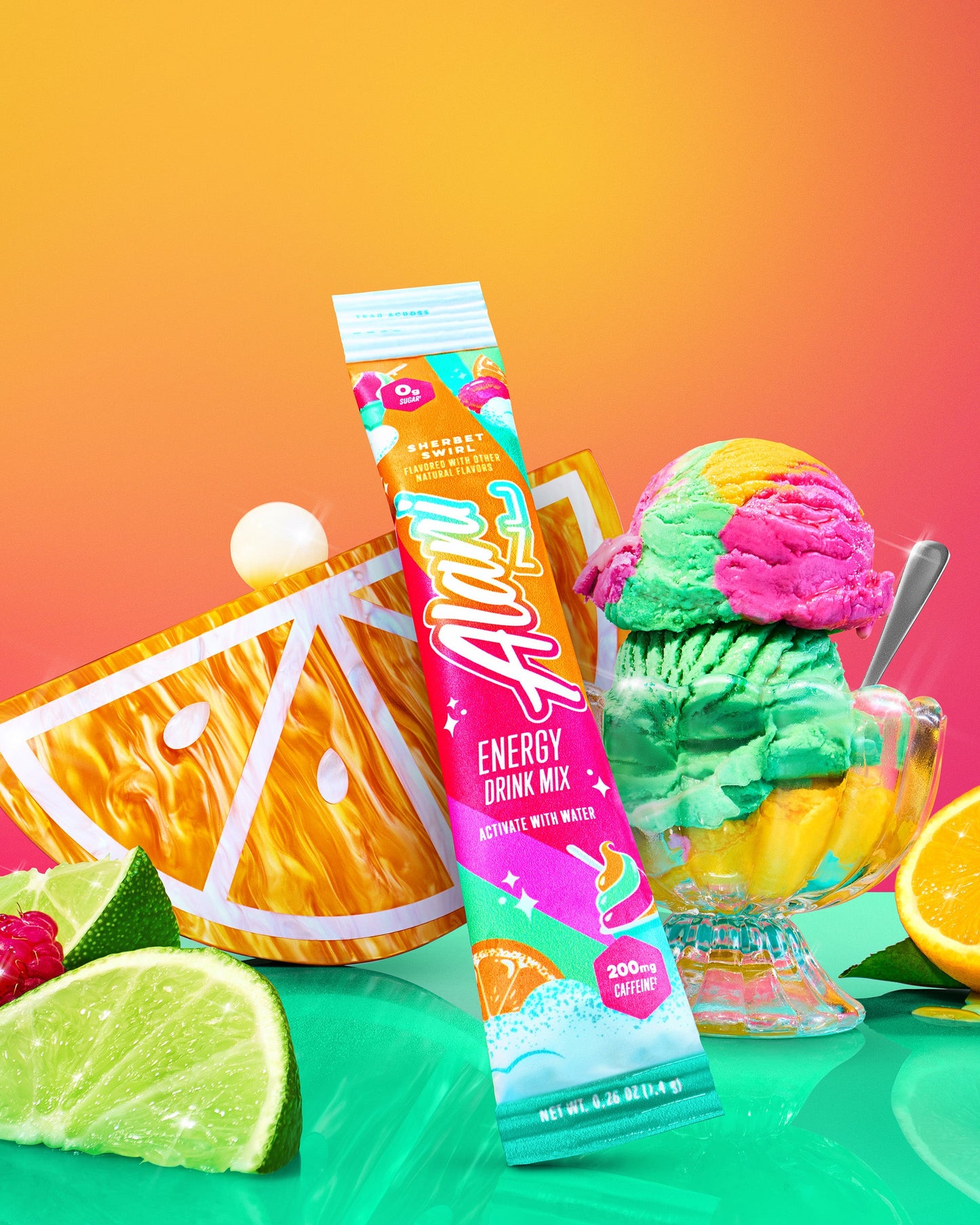 Alani Nu Sherbet Swirl Energy Sticks — 10 Pack