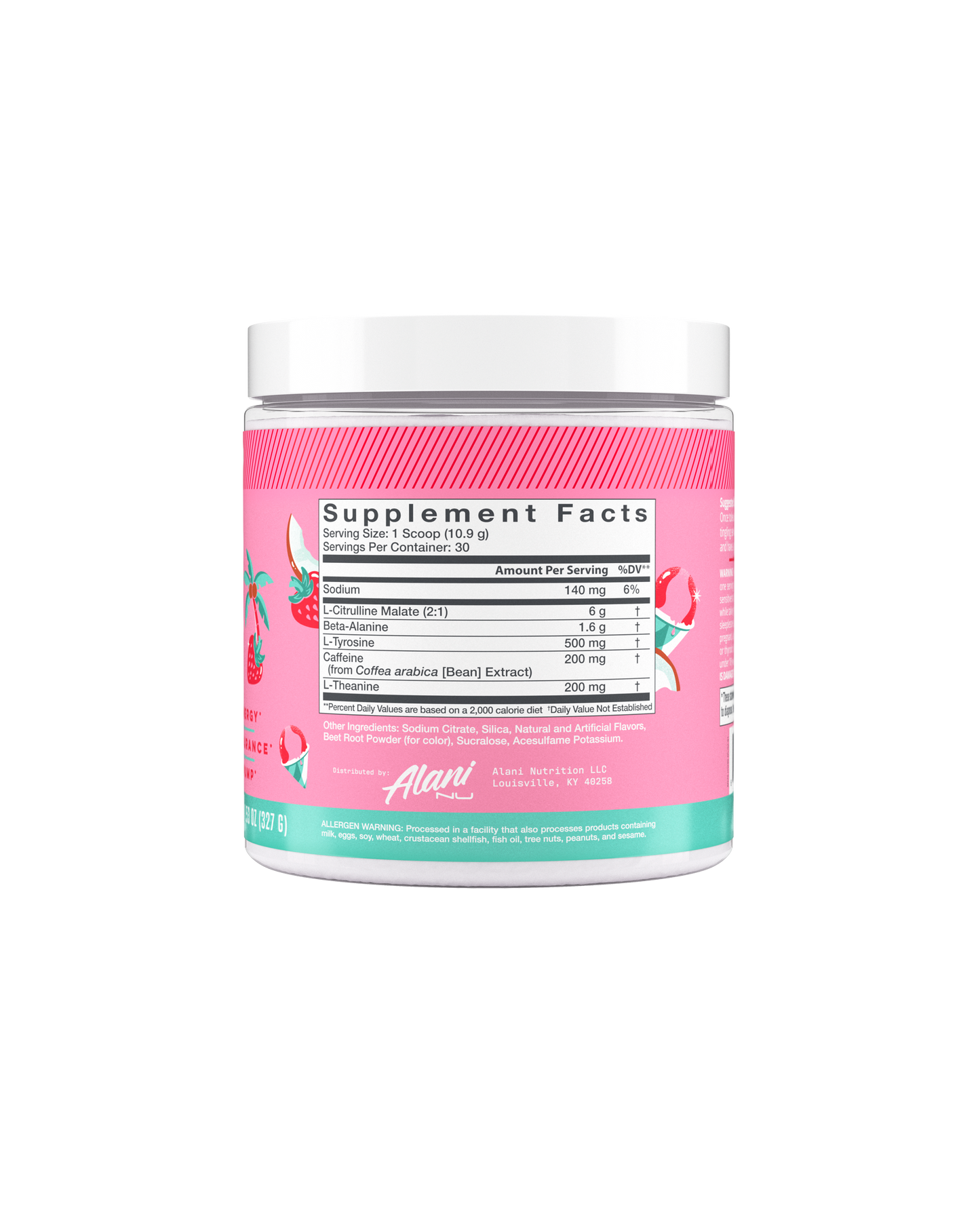 Alani Nu Hawaiian Shaved Ice Pre-Workout — 30 Servings