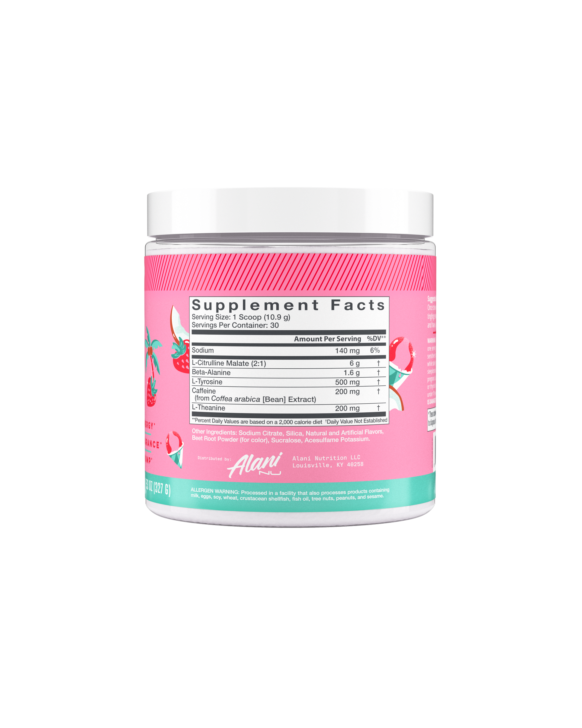 Alani Nu Hawaiian Shaved Ice Pre-Workout — 30 Servings