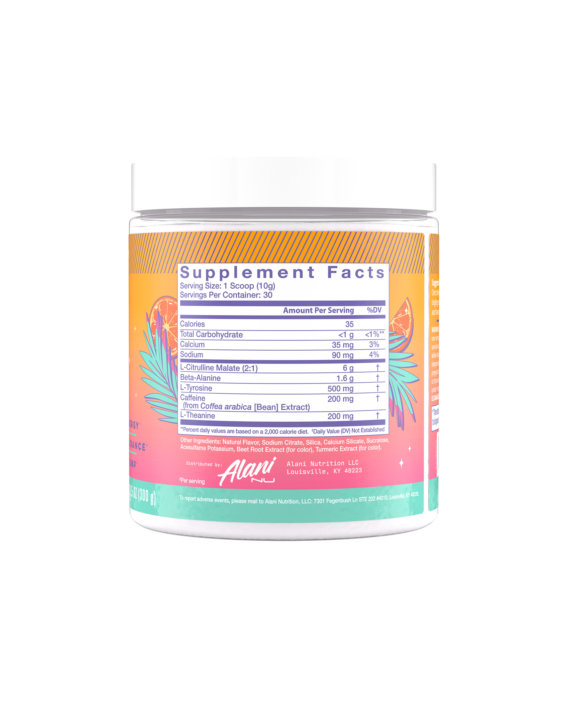 Alani Nu Orange Kiss Pre-Workout — 30 Servings