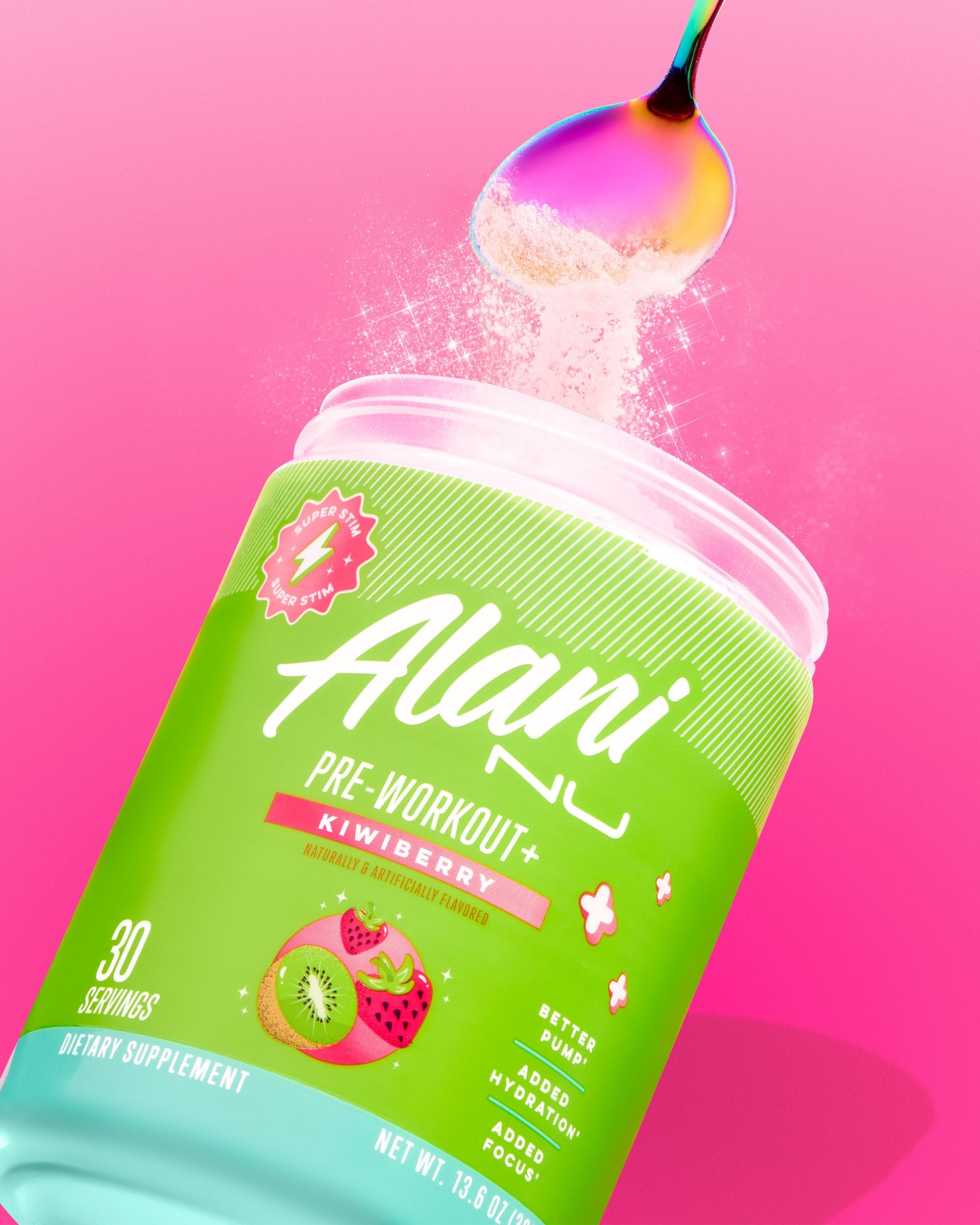 Alani Nu Kiwiberry Pre-Workout+ — 30 Servings